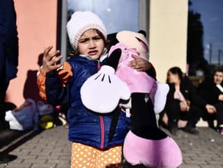 Ukrajinskí migranti v Maďarsku.