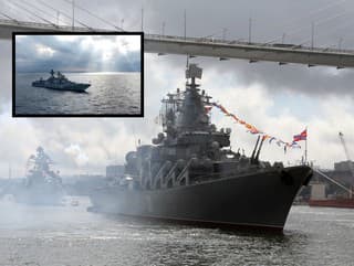 Krížnik Varyag a torpédoborec