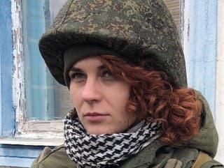 Ruská dôstojníčka Valentina Galatová.