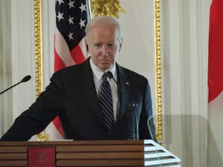 Joe Biden počas návštevy