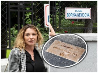 Dcéra Borisa Nemcova otvorila symbolický chodník v Bratislave.