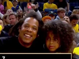 Jay-Z s najstaršou dcérou. 
