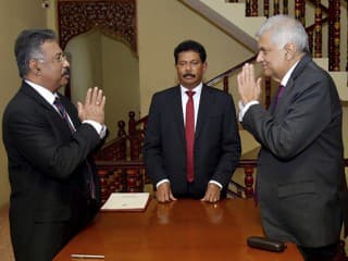 Srílanský premiér Ranil Vikramasinghe