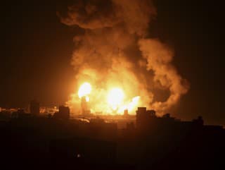 Výbuchy v Gaze.