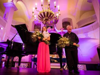 Adriana Kučerová a Marian