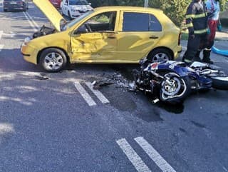 Tragická zrážka motocyklistu s