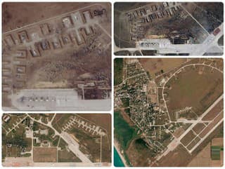 Ruská letecká základňa na Kryme je ťažko poškodená