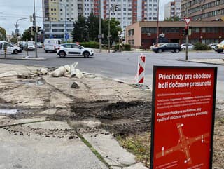 Situácia uliciach Bratislavy je