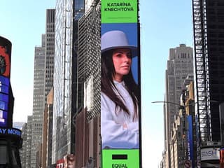 Katarína Knechtová na billboarde