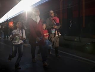 Utečenci prichádzali vo vlakoch