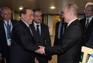 Silvio Berlusconi a Vladimir