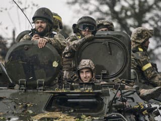 Ukrajinskí vojaci v Donetskej