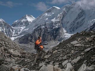 Fotografka na Mount Evereste