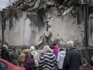 Slávny Banksy na Ukrajine: