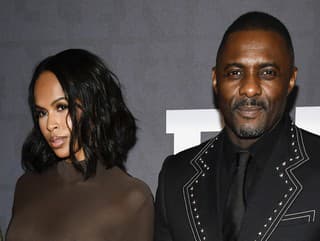Idris Elba s manželkou. 