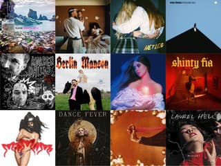 koláž albumov roka 2022