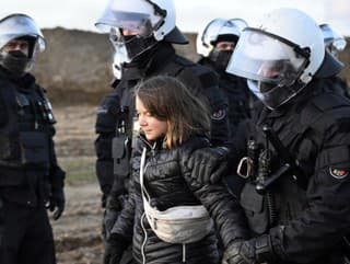 Aktivistka Greta Thunbergová počas