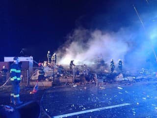 Výbuch plynu v rodinnom