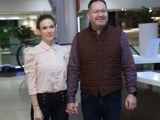 Lucia Forman Habancová s partnerom Ľuborom