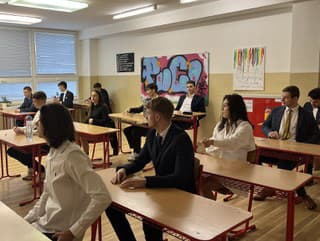 Juraj Slafkovský počas maturitnej