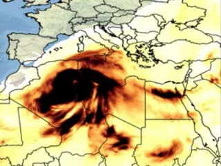 Dnešná obloha sa večer