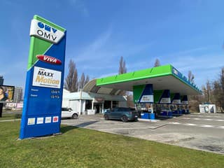 Cenová tabuľa čerpacej stanice