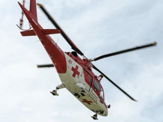 Nehoda záchranárskeho vrtuľníka v