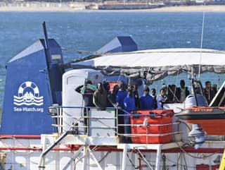 Migranti na lodi Sea