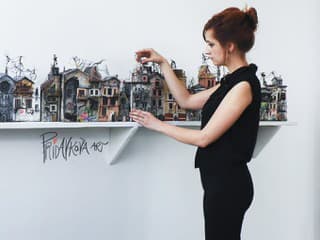 Katarína maľuje dych berúce