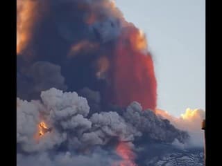 Talianska sopka Etna zaznamenala