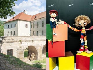 V hrade Modrý Kameň