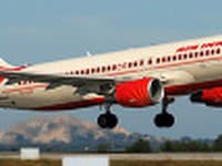 Lietadlo Air India muselo