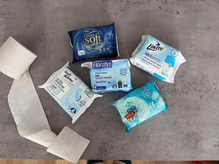 TEST vlhčeného toaletného papiera: