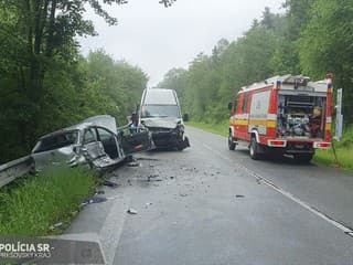 Dopravná nehoda na ceste