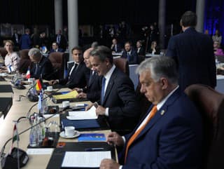 Viktor Orbán na summite