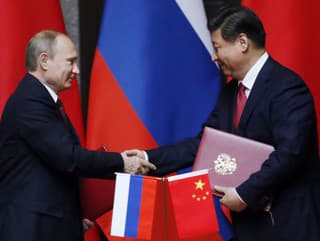 Vladimir Putin a čínsky