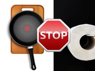 Koniec tohto TOALETNÉHO papiera,