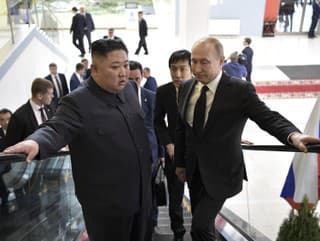 Vladimir Putin a Kim