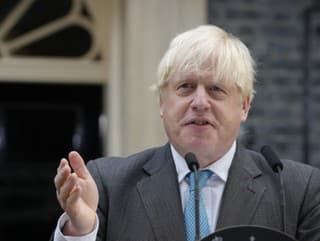 Bývalý britský premiér Boris