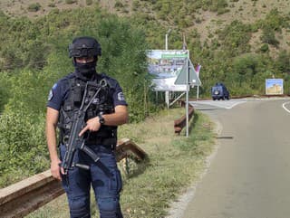 Polícia na severe Kosova