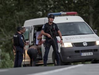 Kosovská polícia po incidente