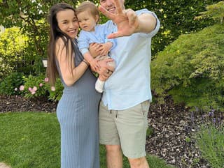 Jirka Král s manželkou