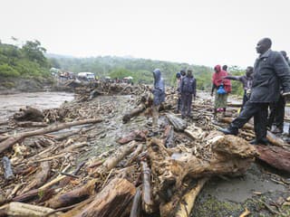 Záplavy v Keni si