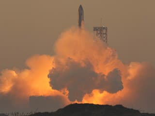 Štart rakety Starship