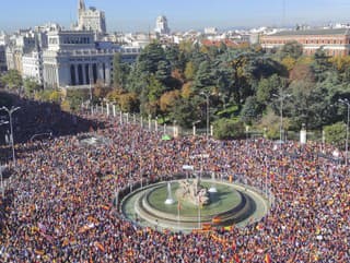 Protesty v Španielsku proti