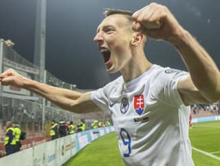 Na snímke slovenský futbalista