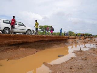 Záplavy v Keni si