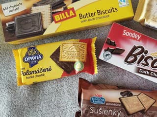 TEST Polomáčané sušienky v