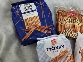 TEST slaných tyčiniek: K