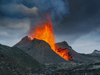 Vulkanická erupcia na Islande